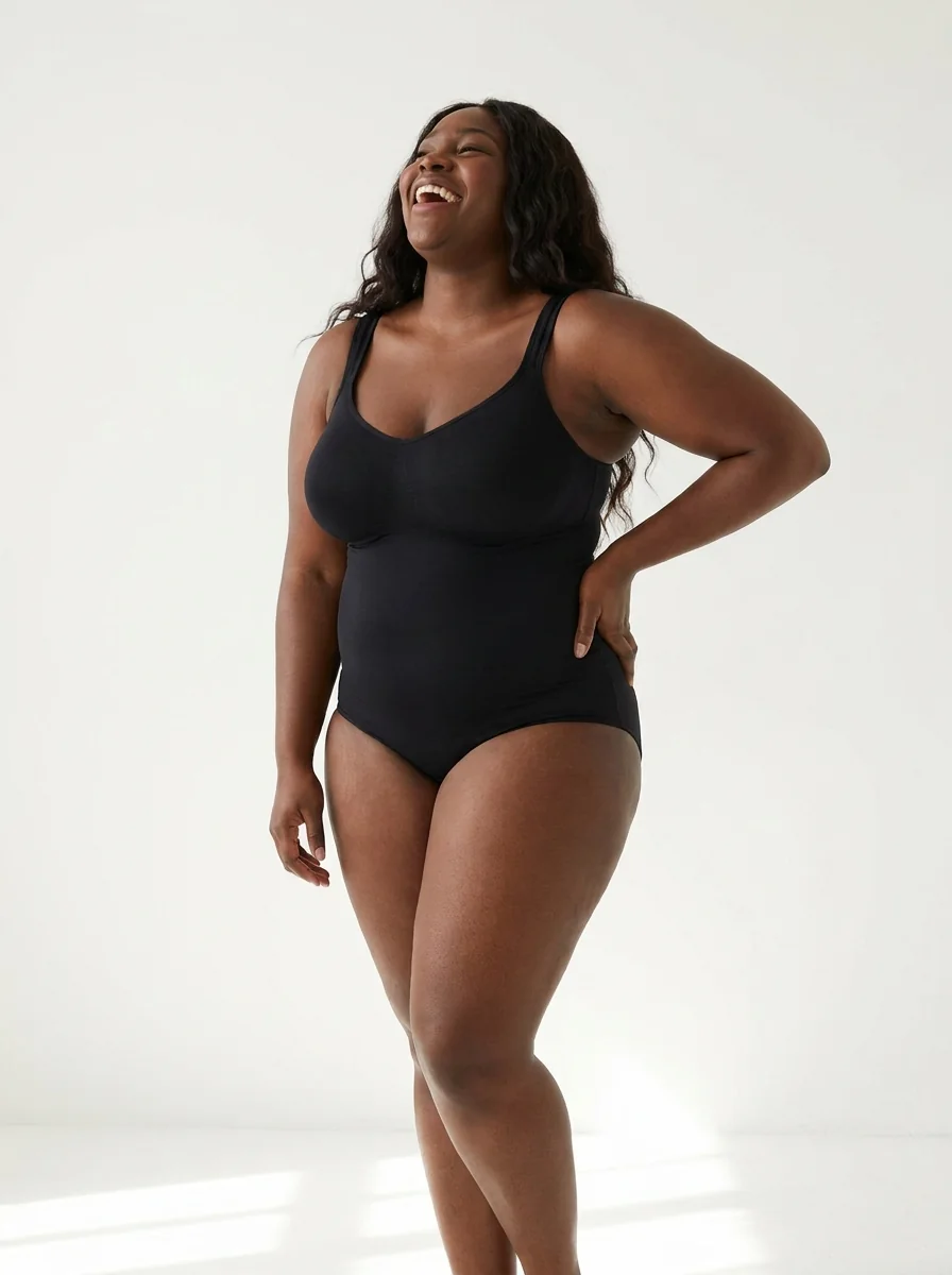 Models in compression garments, photographed for Goals